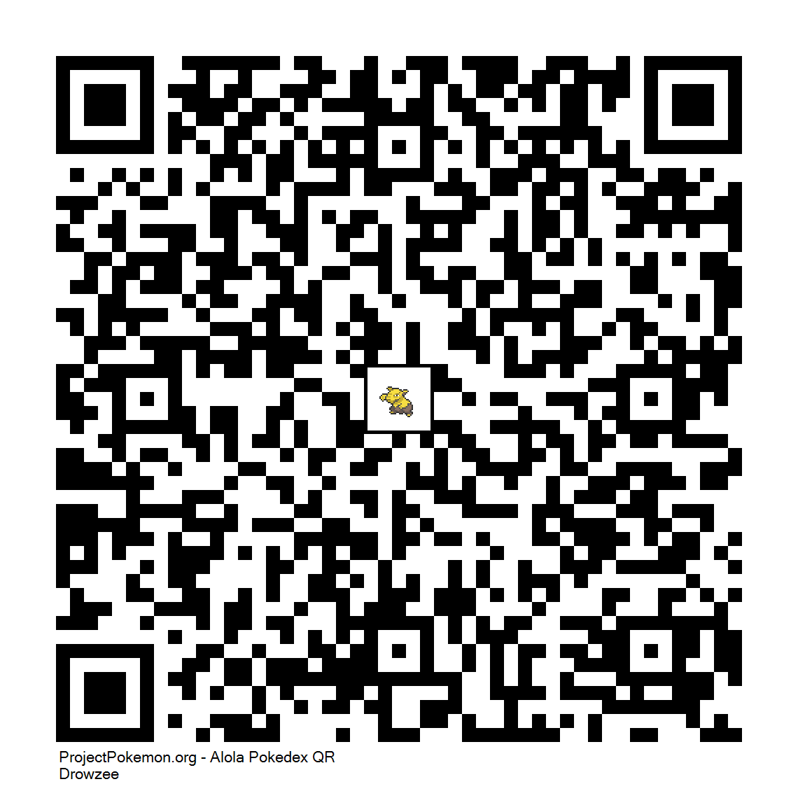 Cdigo QR de Drowzee